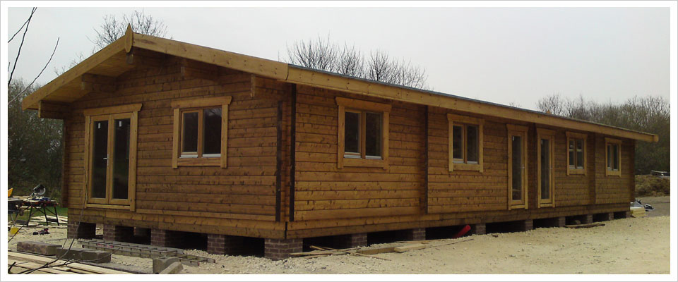 Details About 3 4 Bed 6 1m X 18 2m Log Cabin Chalet Lodge Park Home Delivered 40950