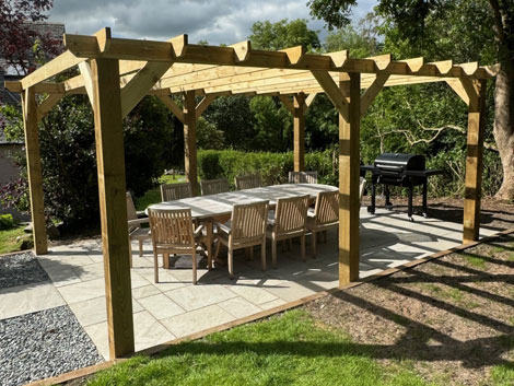 A Superb Quality Pergola